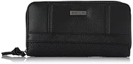 Portfele - TOM TAILOR - Womenswear JUNA portfel damski, czarny, 20x2,5x10,5 - miniaturka - grafika 1