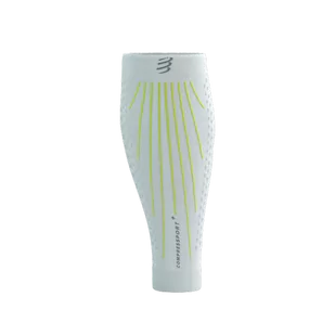 COMPRESSPORT Opaski kompresyjne na łydki R2 AERO white/primerose - Pozostały sprzęt i akcesoria do ćwiczeń - miniaturka - grafika 2