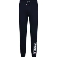 Spodnie i spodenki dla chłopców - Tommy Hilfiger Spodnie dresowe | Regular Fit - miniaturka - grafika 1