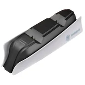 Akcesoria do alarmów - Snakebyte Snakebyte Podwójna ładowarka TWIN:CHARGE 5 do PS5 Biała - miniaturka - grafika 1