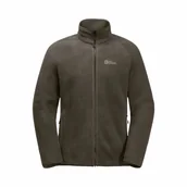 Bluzy męskie - Męska bluza polarowa Jack Wolfskin WALDSTEIG FZ M cold coffee / cold coffee - S - miniaturka - grafika 1