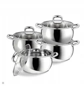 Zestawy garnków i patelni - Maestro Zestaw garnków MR 3515-8 MR-3515-8 - miniaturka - grafika 1