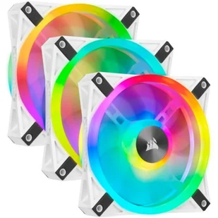 Corsair CORSAIR iCUE QL120 RGB 120mm White Triple Fan Kit with Lighting Node CORE CO-9050104-WW - Wentylatory komputerowe - miniaturka - grafika 4