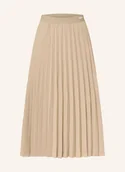 Spódnice - Tommy Hilfiger Spódnica Plisowana beige - TOMMY HILFIGER - miniaturka - grafika 1