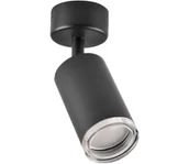 Lampy sufitowe - Łazienkowe oświetlenie punktowe TURYN 1xGU10/10W/230V IP44 czarne - miniaturka - grafika 1