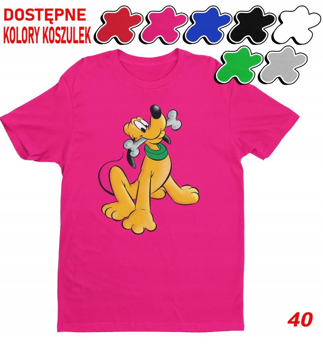Dziecięca Koszulka Z Nadrukiem Duży Wybór -M 134-140