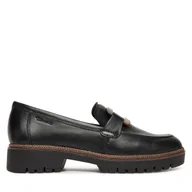 Półbuty damskie - Loafersy Tamaris 1-24722-43 Czarny - miniaturka - grafika 1