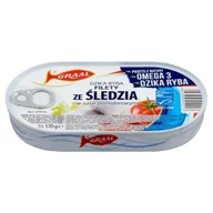 Konserwy i dania rybne - Graal FILETY ZE ŚLEDZIA W SOSIE POMIDOROWYM GRAAL 170 G zakupy dla domu i biura! 39140405 - miniaturka - grafika 1