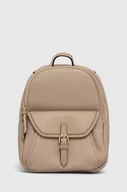 Plecaki - Nobo plecak damski kolor beżowy mały gładki - miniaturka - grafika 1