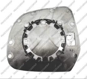 Szkło lustrzane prawe wypukłe ogrzewane - Lusterka samochodowe - miniaturka - grafika 1