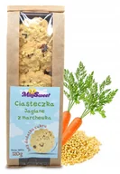Przekąski dla dzieci - Malwa Ciasteczka Jaglane z Marchewką 120g - miniaturka - grafika 1
