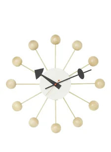 Vitra Zegar Ścienny Ball Clock beige - Obrazy i zdjęcia na płótnie - miniaturka - grafika 1
