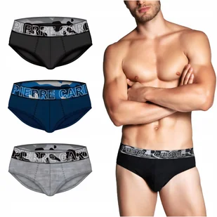 SLIPY MĘSKIE 3-PAK Pierre Cardin Camouflage - M - Majtki męskie - miniaturka - grafika 1