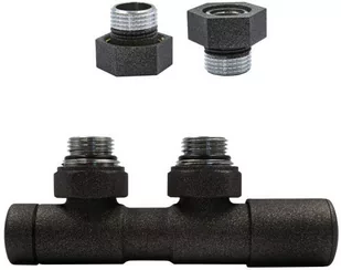 Zawór regulacyjny 50mm TWINS ciemny grafit strukturalny prawy GZ1/2 - Zawory i kraniki Zawór regulacyjny 50mm TWINS ciemny grafit strukturalny prawy GZ1/2 - Zawory i kraniki - miniaturka - grafika 1