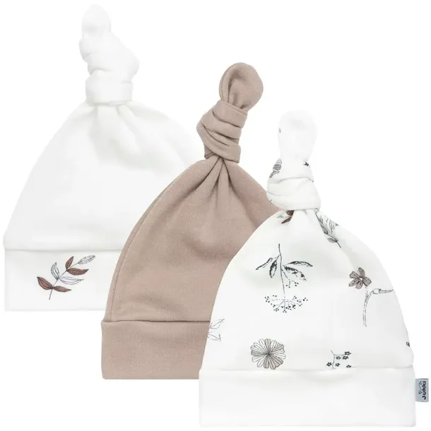 3pak Czapeczka Niemowlęca Czapka R. 56 34-36 Cm