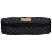 Piórniki - Incood, Piórnik Czarno-Grafitowa Szachownica - miniaturka - grafika 1