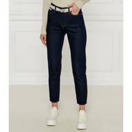 Spodnie damskie - CALVIN KLEIN JEANS Jeansy | Mom Fit - miniaturka - grafika 1