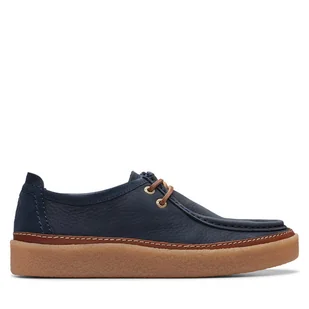 Mokasyny Clarks Clarkwood Moc 26176871 Granatowy - Mokasyny męskie - miniaturka - grafika 1