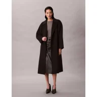 Płaszcze damskie - Calvin Klein Wełniany płaszcz HERO - miniaturka - grafika 1