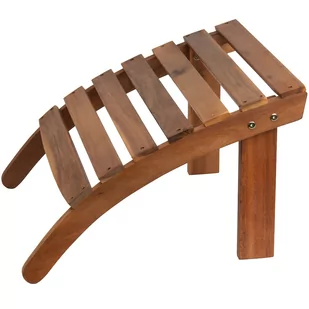 Podnóżek z drewna akacjowego do krzesła ogrodowego Adirondack - Fotele i krzesła ogrodowe - miniaturka - grafika 1