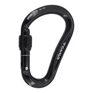 Sprzęt wspinaczkowy - Karabinek wspinaczkowy zakręcany Camp Atom Lock black - ONESIZE - miniaturka - grafika 1