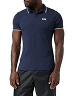 Koszulki męskie - Helly Hansen Kos Polo Navy - szybkoschnący, niebieski, l - miniaturka - grafika 1