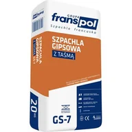 Gipsy i gładzie gipsowe - Szpachla do płyt gipsowo-kartonowych z "taśmą" GS-7 20 kg Franspol - miniaturka - grafika 1