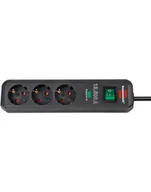 Listwy zasilające - Brennenstuhl Eco-Line 3 port anthracite with overvoltage protection (1158820315) - miniaturka - grafika 1