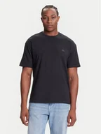 Koszulki męskie - Quiksilver T-Shirt Salt Water Ss EQYZT08204 Czarny Regular Fit - miniaturka - grafika 1