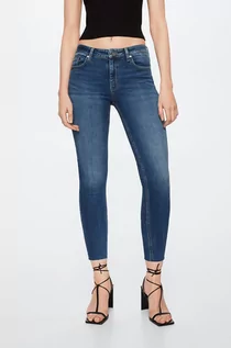 Spodnie damskie - Mango jeansy Isa damskie high waist - grafika 1