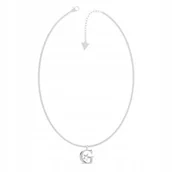 Naszyjniki - Srebrny naszyjnik Guess z literą G GUESS A STAR IS - miniaturka - grafika 1