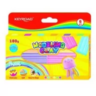 Masy plastyczne - Keyroad Modelina pastel 30g, 6 kolorów - miniaturka - grafika 1