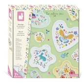 Breloczki dla dzieci - Janod -Janod-16 gipsowe przedmioty do wykonania - 12 breloków + 4 kubki do dekoracji - DIY kreatywny zestaw rekreacyjny dla dzieci - drobna ruchliwość i koncentracja - od 7 lat, J09162 - miniaturka - grafika 1