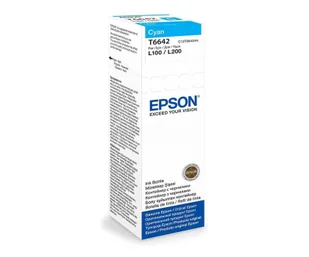 Epson Butelka z tuszem T6642 do L-100/200/210/300/355/550 | 70ml | cyan C13T6642 (C13T66424A) - Zestawy do napełniania tuszy i tonerów - miniaturka - grafika 8