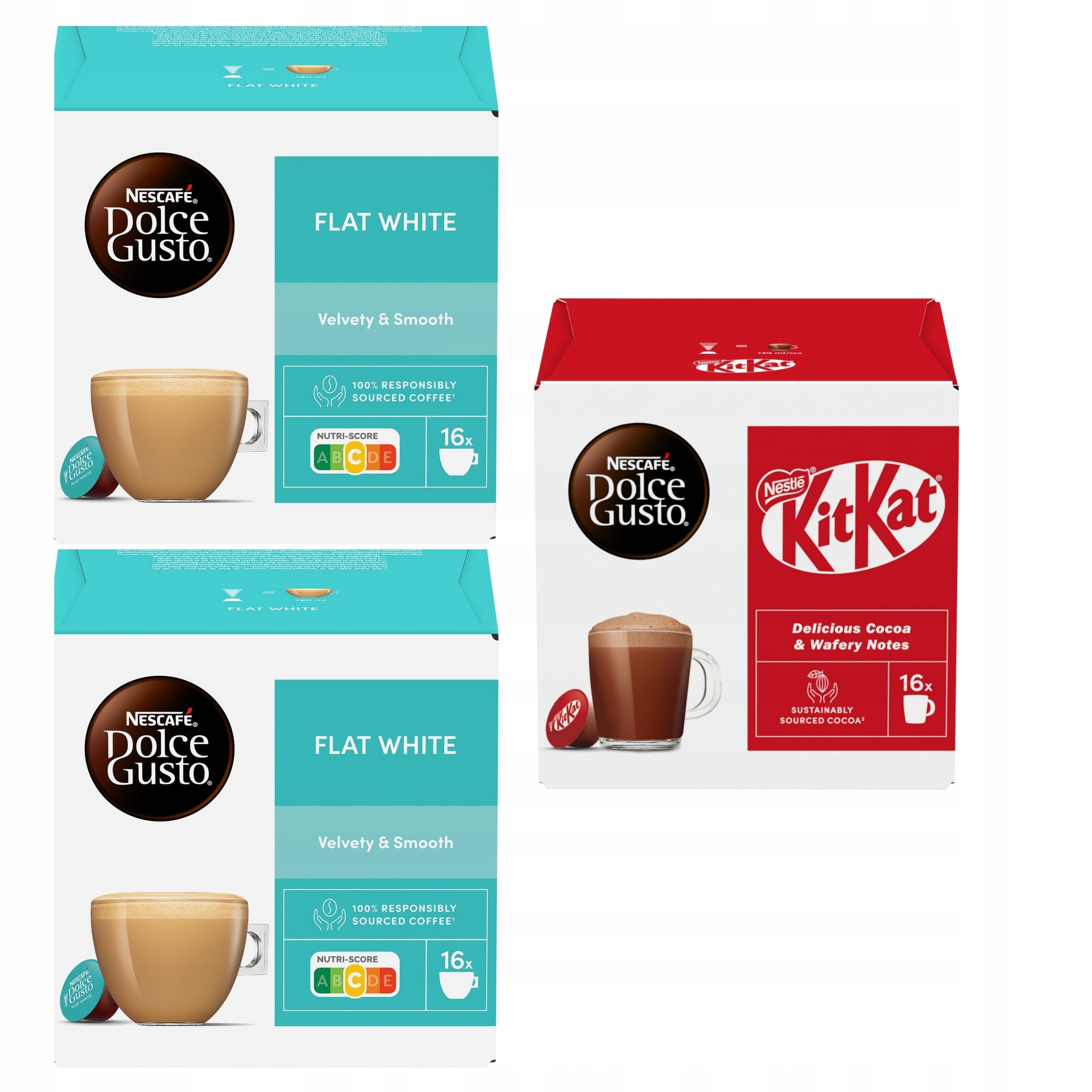 Nescafe Dolce Gusto Kapsułki do Kawy Flat White Kakao