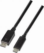 Czytniki kart pamięci - Logilink USB-C DisplayPort 1.8m UA0335 - miniaturka - grafika 1