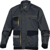 Odzież robocza - Delta Plus Bluza D-mach z poliestru(65%) i bawełny(35%) 245 g/m2 nadgarstki zap. na zatrzaski kol.szary-pomarańcz. roz.3XL CORP DMVESGO3X DMVESGO3X - miniaturka - grafika 1