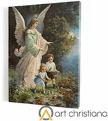 Ikony i obrazy sakralne - Obraz canvas z Aniołem Stróżem - miniaturka - grafika 1