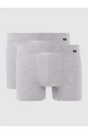 Majtki damskie - Obcisłe bokserki z detalem z logo w zestawie 2 szt. - Hanro - miniaturka - grafika 1