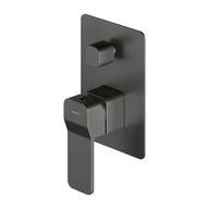 Baterie podtynkowe - Omnires SL7735GR SL7735GR SLIDE bateria prysznicowo-wannowa podtynkowa grafit - miniaturka - grafika 1