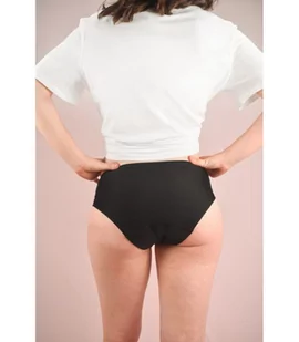 Claripharm, Majtki menstruacyjne ClariUnderwear, bawełna organiczna, czarne, rozmiar XS - Bielizna lecznicza - miniaturka - grafika 1