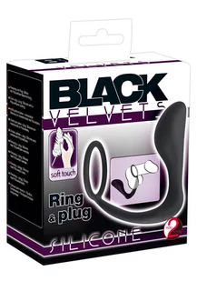 BLACK VELVETS PIERŚCIEŃ EREKCYJNY ZE STYMULATOREM PROSTATY-BLACK VELVETS 05167240000 - Pierścienie erekcyjne - miniaturka - grafika 2