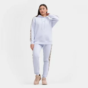Damskie spodnie dresowe Guess Britney Jogger - fioletowe - GUESS - Spodnie sportowe damskie - miniaturka - grafika 1
