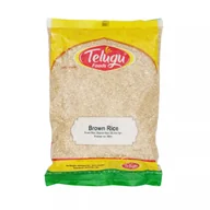 Ryż - Ryż brązowy Brown Rice Telugu Foods 1kg - miniaturka - grafika 1