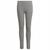 Legginsy - 170 cm Legginsy adidas 3S Tight Jr HD4368 szary 170 cm - miniaturka - grafika 1