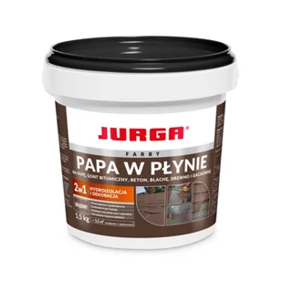 Papa w płynie brązowa 1,5 kg Jurga - Preparaty bitumiczne - miniaturka - grafika 1