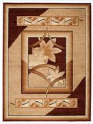 Dywany - Dywan turecki CHEMEX Atlas BCF 1912D, beżowo-brązowy, 150x300 cm - miniaturka - grafika 1