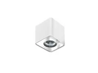 Lampy sufitowe - Azzardo NINO 1 FH31431S WHITE/Chrom Oprawa sufitowa GU10 1X50W 267 / FH31431S WH/CH - miniaturka - grafika 1