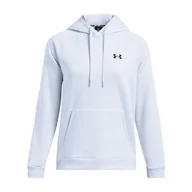 Bluzy damskie - Damska Bluza UNDER ARMOUR UA ARMOUR FLEECE HOODIE 1386507-464 – Niebieski - miniaturka - grafika 1