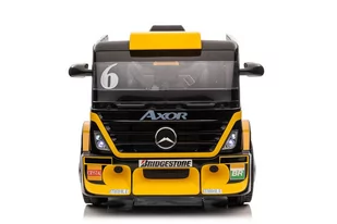 Auto Na Akumulator Mercedes + Naczepa XMX622B  Zółty LCD - Pojazdy elektryczne dla dzieci - miniaturka - grafika 1
